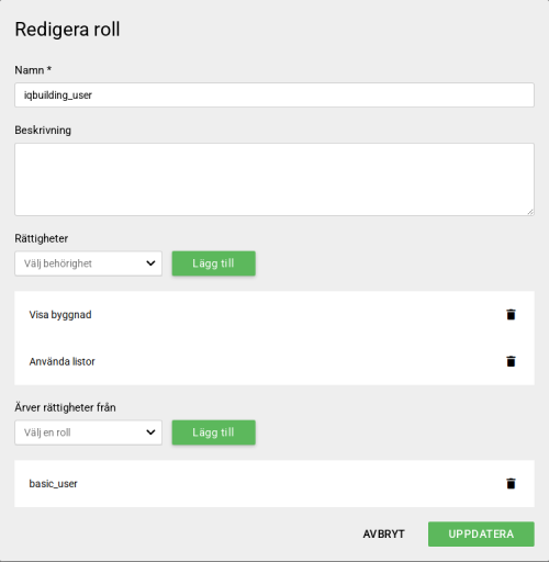 Rollen iqbuilding_user